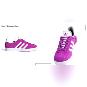 Adidas Originals Gazelle in Magenta Size US 7.5 Europe 39.5